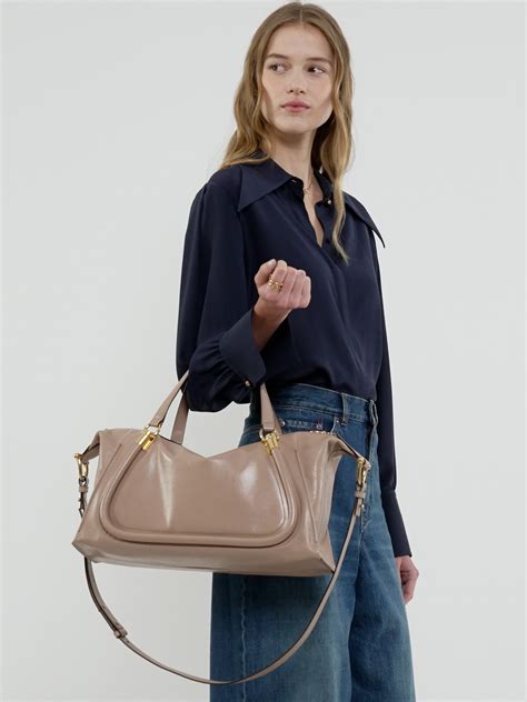 Chloé Paraty 24 Leather Shoulder Bag 